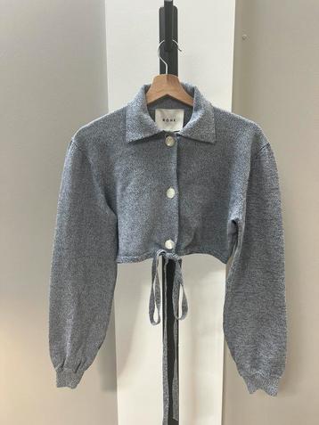 Rohe Lena Navy Mélange Pullover Sweater size 36 beschikbaar voor biedingen