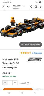 Lego speed f1 Mc Laren, Ophalen of Verzenden, Zo goed als nieuw, Complete set, Lego