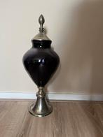 Sier vaas, Ophalen, Gebruikt, Blauw, Glas