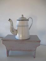 mooie brocante emaille koffiepot., Antiek en Kunst, Antiek | Emaille, Ophalen of Verzenden