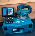 Makita DJV180 Decoupeerzaag complete set, Decoupeerzaag, Ophalen of Verzenden, Zo goed als nieuw, 30 tot 70 mm