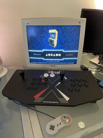 Complete plug&play retro Arcade/Console set met 19" CRT beschikbaar voor biedingen