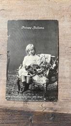 Briefkaartje met afb. Prinses Juliana, Ophalen of Verzenden, Kaart, Foto of Prent