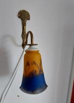 Set van 2 mooie wandlampen, Ophalen of Verzenden, Zo goed als nieuw, Glas