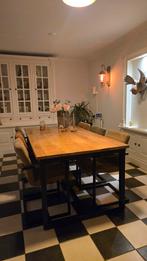 6 persoons eethoek/eettafel, Huis en Inrichting, Tafels | Eettafels, Ophalen, Gebruikt, Rechthoekig, 50 tot 100 cm