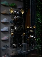 Gouden kunst  beer /gouden details, Verzamelen, Beelden en Beeldjes, Ophalen of Verzenden, Nieuw, Dier