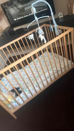 Zgan babybedje blank hout, Ophalen, Zo goed als nieuw