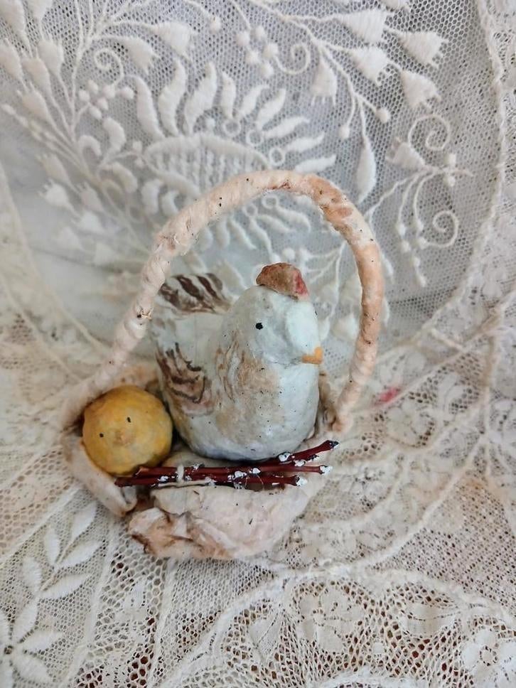 🐥Antieke watten kip/ kuiken....pasen🐥, Diversen, Ophalen of Verzenden, Zo goed als nieuw