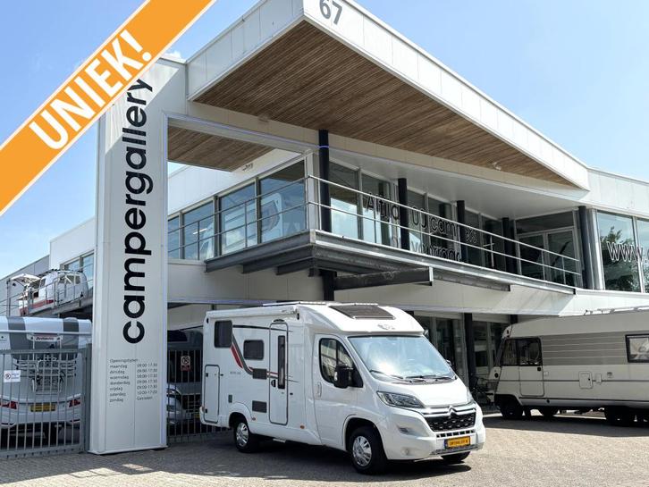 Bürstner Nexxo Van 590G BREEDTE/DWARSBED 5.99M! XXL GARAGE, Caravans en Kamperen, Campers, Bedrijf, tot en met 3, Half-integraal