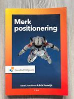 Merkpositionering - 1e druk 2016, Boeken, Ophalen of Verzenden, Nieuw, Economie en Marketing