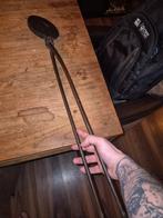 Antiek Wafelijzer met Decoratief Motief, Ophalen