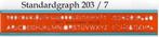 Standardgraph 203 / 7 -- teken sjabloon ( 3 ), Ophalen of Verzenden, Zo goed als nieuw, Overige typen