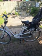 Batavus moederfiets met stoeltje achterop., Fietsen en Brommers, Fietsen | Dames | Moederfietsen, Ophalen, Gebruikt, Versnellingen