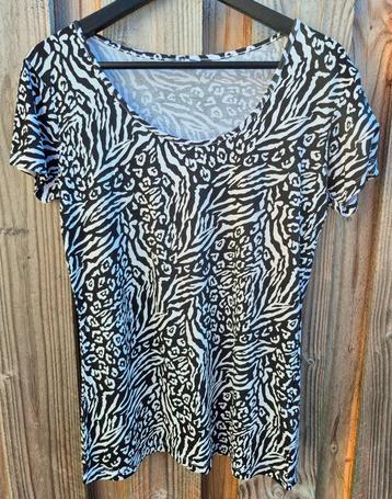 Shirt - maat M - zwart / wit - NIEUW  beschikbaar voor biedingen