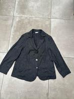 FRANK WALDER ANTRACIET GRIJS 100% WOL WOLLEN COLBERT BLAZER, Maat 46/48 (XL) of groter, Ophalen of Verzenden, Zo goed als nieuw