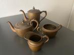 Antieke koperen thee en koffie set, Ophalen of Verzenden