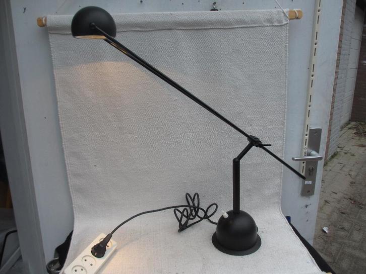 Vintage jaren 70 Wortmann & Filz bureaulamp model 8031, Huis en Inrichting, Lampen | Tafellampen, Gebruikt, Minder dan 50 cm, Metaal