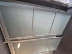 2 kastschuifdeuren, Ophalen of Verzenden, Zo goed als nieuw, Glasplaat, 160 cm of meer
