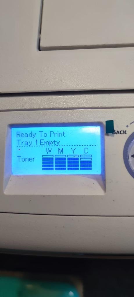 OKI Pro8432WT inclusief toners, Computers en Software, Printers, Zo goed als nieuw, Printer, LED-printer, Kleur printen, Zwart-en-wit printen