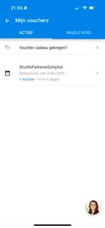 Voucher lang parkeren schiphol 4-6 dagen, Eén persoon, Overige soorten