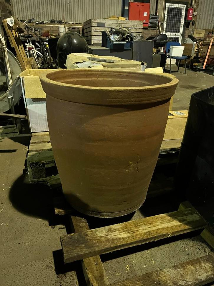 Grote Terracotta Pot - 55cm hoog, 50cm diameter, Tuin en Terras, Bloempotten, Gebruikt, Terracotta, Binnen, 40 tot 70 cm, 40 cm of meer