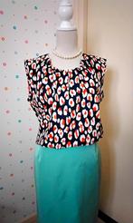 Lilytime,  gekleurde top, maat 42., Kleding | Dames, Maat 42/44 (L), Ophalen of Verzenden, Zo goed als nieuw, Korte mouw
