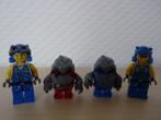 * Lego: 4 Power Minners Minifig, rots poppetjes, popjes *, Ophalen of Verzenden, Zo goed als nieuw, Losse stenen, Lego