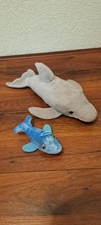 2 Dolfijnen groot en klein.
Dolfijn grijs 37 cm., Ophalen of Verzenden, Nieuw, Overige typen
