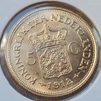 Gouden vijfje 1912, Postzegels en Munten, Munten | Nederland, Ophalen of Verzenden, Koningin Wilhelmina, 5 gulden, Goud