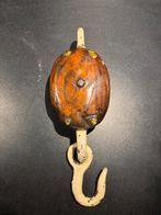 Antieke Houten Katrol met Haak, Antiek en Kunst, Ophalen
