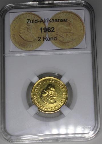 Gouden Zuid-Afrikaanse 2 Rand 1962 beschikbaar voor biedingen