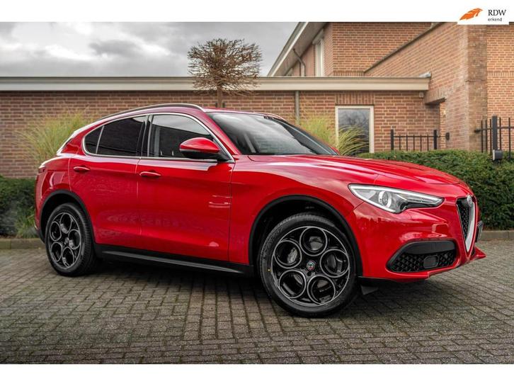 Alfa Romeo Stelvio 2.0 T AWD Super 200 PK Aut. Camera Leder, Auto's, Alfa Romeo, Bedrijf, Te koop, Stelvio, 4x4, ABS, Achteruitrijcamera