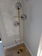 Vloerlamp goud met bollen - Kwantum Zimite, Huis en Inrichting, Lampen | Vloerlampen, Ophalen, Zo goed als nieuw, Glas, 150 tot 200 cm