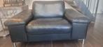 kalfslederen loveseat Montel, Ophalen, Gebruikt, 75 tot 100 cm, Leer