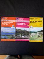 Topgrafische kaartenSchotland en Engeland Ordnance Survey, Boeken, Atlassen en Landkaarten, Gelezen, Verenigd Koninkrijk, 2000 tot heden