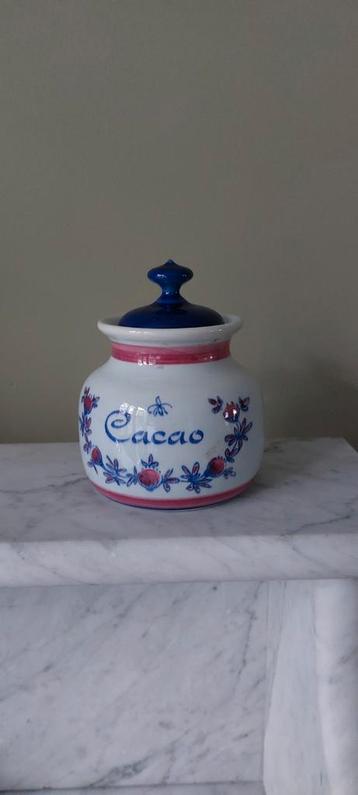 Vintage Cacao Pot met Deksel van Zenith Gouda beschikbaar voor biedingen