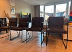 5x Giga meubel eettafelstoelen met armleuning, Ophalen, Zo goed als nieuw, Vijf, Zes of meer stoelen, Stof