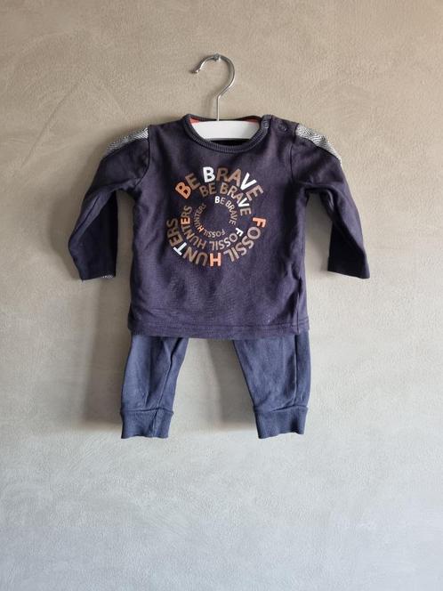 Leuk blauw pakje van Dirkje maat 62, Kinderen en Baby's, Babykleding | Maat 62, Zo goed als nieuw, Jongetje, Pakje, Ophalen of Verzenden