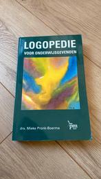 M. Pronk-Boerma - Logopedie voor onderwijsgevenden, Ophalen of Verzenden, Zo goed als nieuw, M. Pronk-Boerma