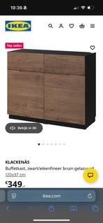 Buffetkast klackenas, Huis en Inrichting, Ophalen, 100 tot 150 cm, Nieuw, 25 tot 50 cm