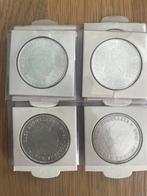 4 zilveren 10,- gulden munten hoog zilvergehalte, Ophalen of Verzenden, Koningin Beatrix, 10 gulden