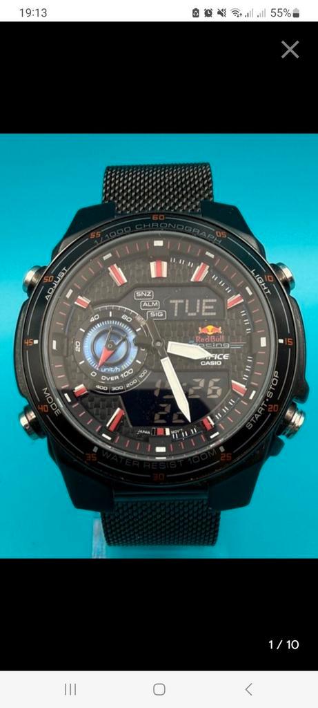 Casio Edifice Red Bull Racing Formule 1 Horloge, Sieraden, Tassen en Uiterlijk, Horloges | Heren, Ophalen of Verzenden