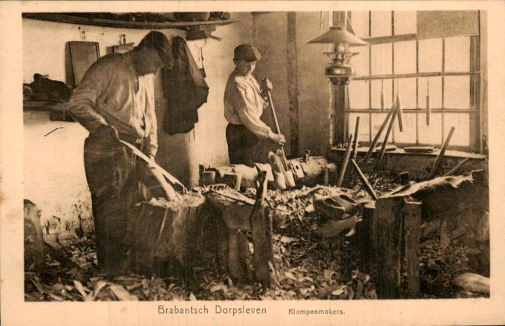 Brabants Dorpsleven, Verzamelen, Ansichtkaarten | Nederland, Gelopen, Noord-Brabant, Voor 1920, Ophalen of Verzenden