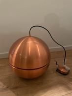 Design hanglamp koperkleurig, Huis en Inrichting, Lampen | Hanglampen, Ophalen, Gebruikt, Modern, Metaal