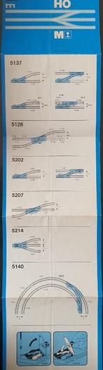 Boekje diverse wissels Marklin, Hobby en Vrije tijd, Modeltreinen | H0, Wisselstroom, Gebruikt, Märklin, Boek, Tijdschrift of Catalogus