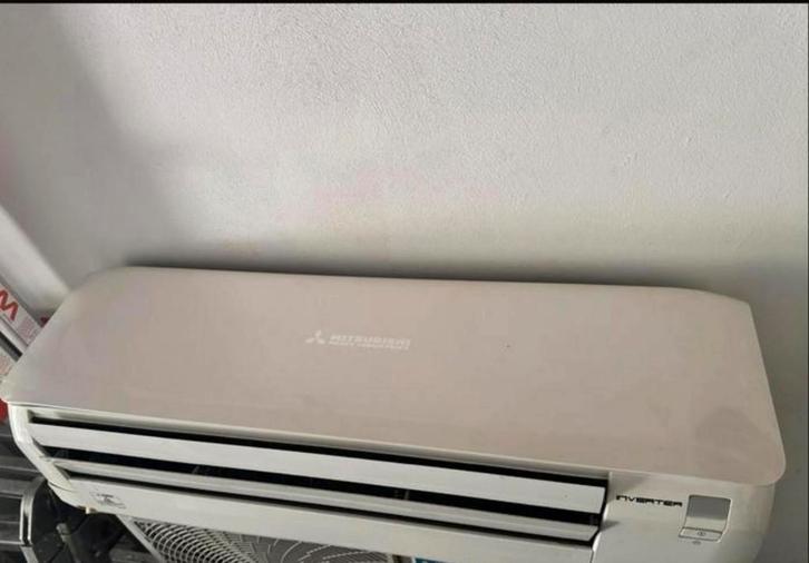 Mitsubishi split airco (3,5 kW), Witgoed en Apparatuur, Airco's, Zo goed als nieuw, Wandairco, 3 snelheden of meer, Afstandsbediening