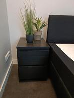 Nachtkastje Ikea Malm 2 lades, Ophalen, Zo goed als nieuw, Hout, Minder dan 45 cm