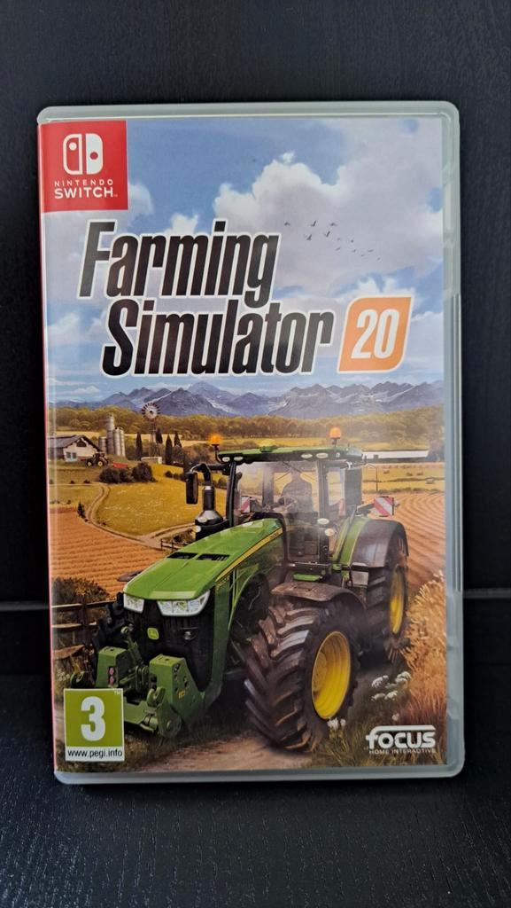 Farming Simulator 20 (Switch), Spelcomputers en Games, Games | Nintendo Switch, Zo goed als nieuw, Simulatie, 1 speler, Vanaf 3 jaar