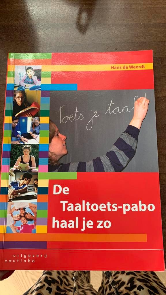 H. de Weerdt - De Taaltoets-pabo haal je zo, Boeken, Studieboeken en Cursussen, Zo goed als nieuw, Ophalen