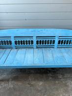 Antieke houten tuinbank, Ophalen, Zo goed als nieuw, Hout